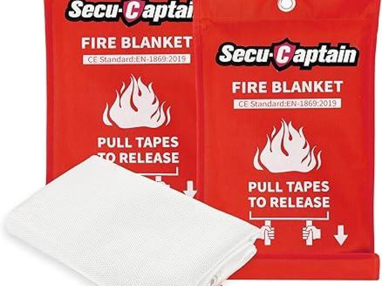 SecuCaptain Emergency Fire Blanket for ...