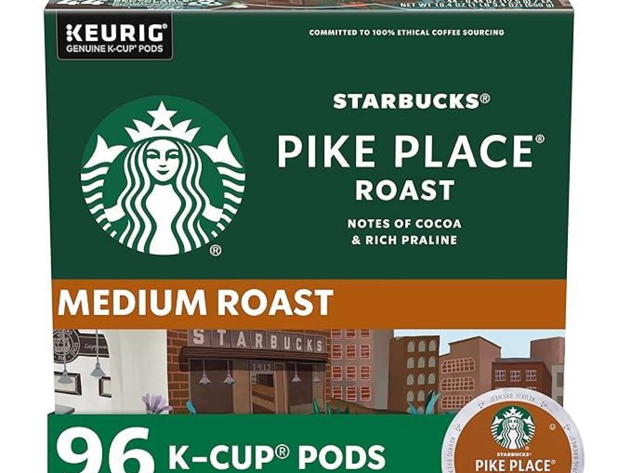 Starbucks K-Cup Coffee Pods, Medium Roa..