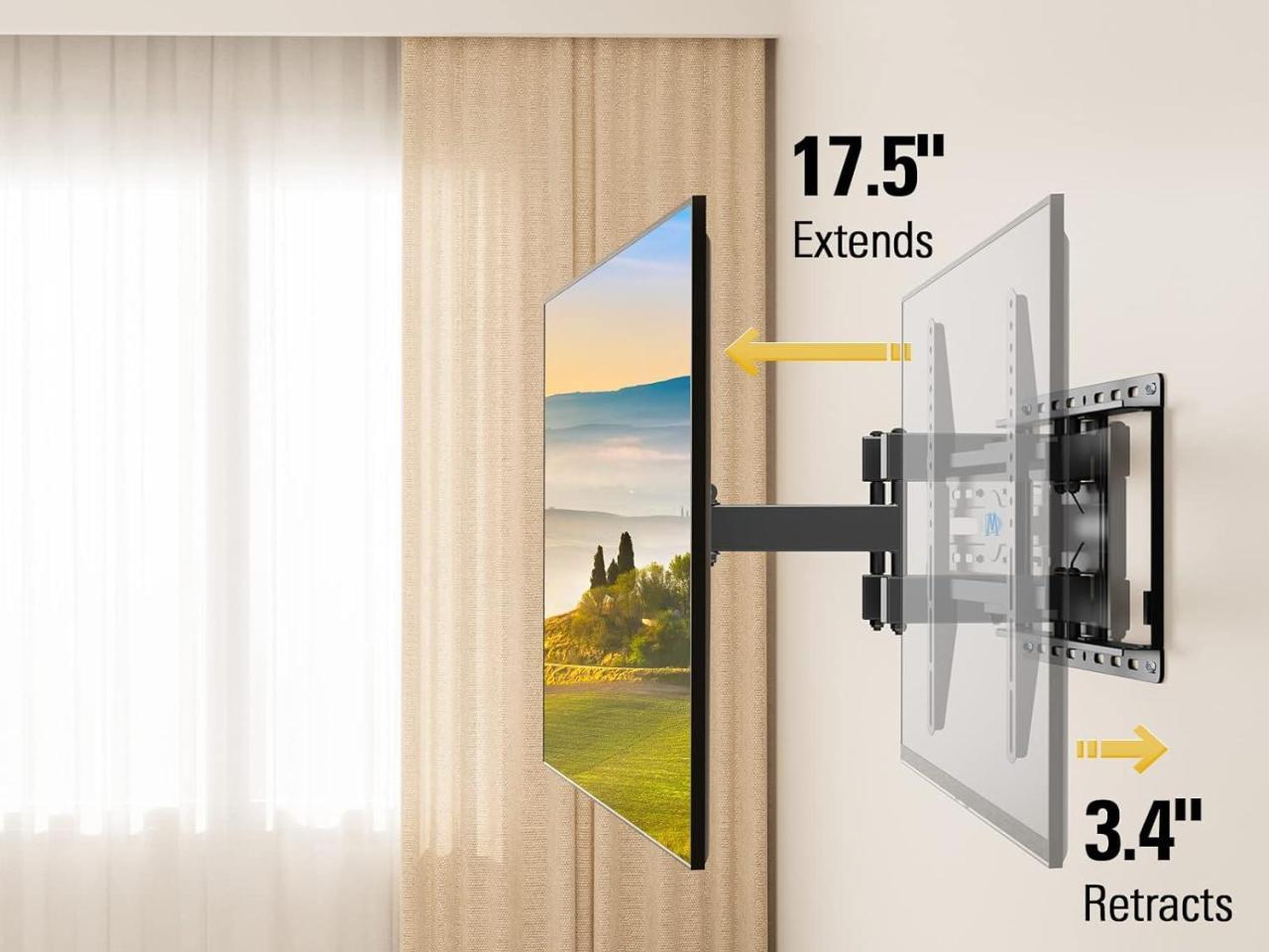 Mounting Dream TV Wall Mount for 32-65 Inch TV, TV